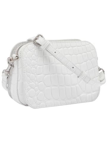 LIEBESKIND BERLIN Leren schoudertas "Luka" wit - (B)20,5 x (H)14,5 x (D)7 cm
