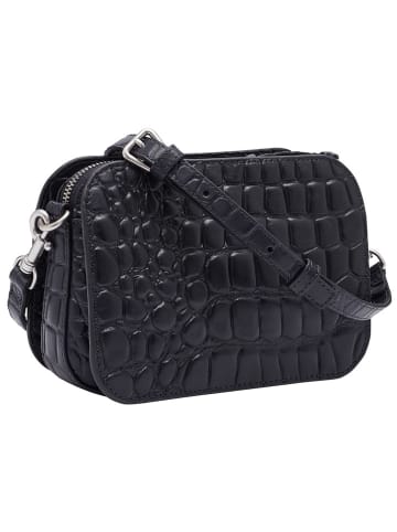 LIEBESKIND BERLIN Leren schoudertas "Luka" zwart - (B)20,5 x (H)14,5 x (D)7 cm