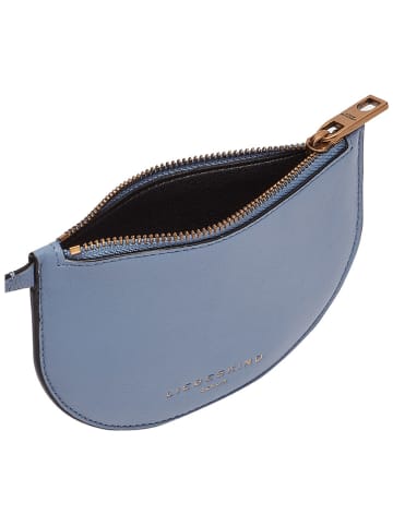LIEBESKIND BERLIN Leder-Umhängetasche in Lila - (B)14 x (H)10 x (T)1 cm