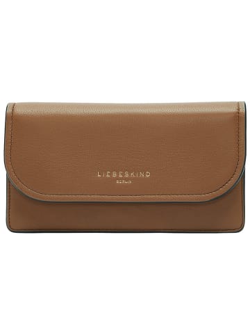 LIEBESKIND BERLIN Leren portemonnee "Slam" lichtbruin - (B)18,5 x (H)9,5 x (D)2,5 cm
