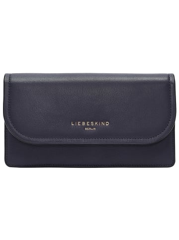 LIEBESKIND BERLIN Leren portemonnee "Slam" donkerblauw - (B)18,5 x (H)9,5 x (D)2,5 cm