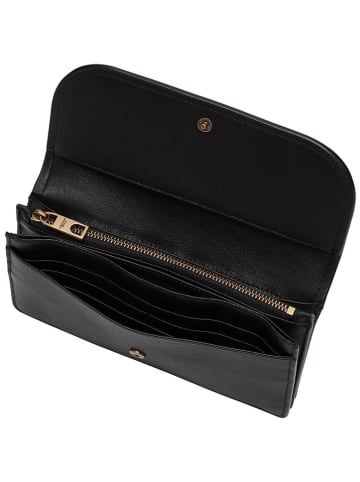 LIEBESKIND BERLIN Leder-Geldbörse "Slam" in Schwarz - (B)18,5 x (H)9,5 x (T)2,5 cm