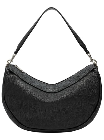 LIEBESKIND BERLIN Leder-Schultertasche in Schwarz - (B)37,5 x (H)24,5 x (T)13 cm