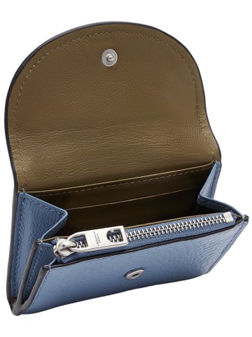 LIEBESKIND BERLIN Leder-Geldbörse "Louisa" in Hellblau - (B)11 x (H)8 x (T)2,5 cm