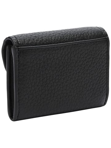 LIEBESKIND BERLIN Leder-Geldbörse "Louisa" in Schwarz - (B)11 x (H)8 x (T)2,5 cm