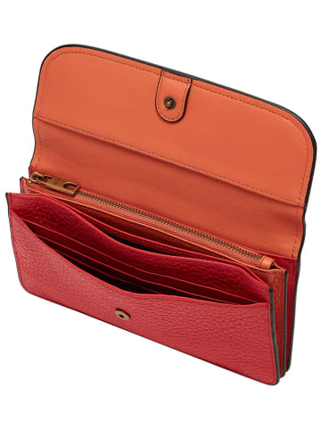 LIEBESKIND BERLIN Leder-Geldbörse "Slam" in Rot - (B)18,5 x (H)9,5 x (T)2,5 cm