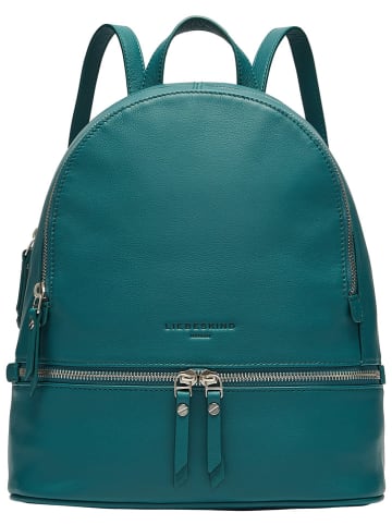 LIEBESKIND BERLIN Leder-Rucksack "Alita" in Petrol - (B)26 x (H)31,5 x (T)11 cm