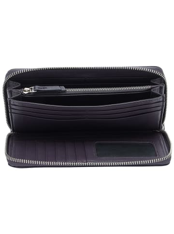 LIEBESKIND BERLIN Leder-Geldbörse "Gigi" in Dunkelblau - (B)19 x (H)9,5 x (T)2 cm