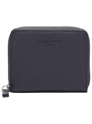 LIEBESKIND BERLIN Leder-Geldbörse "Conny" in Dunkelblau - (B)12,5 x (H)10 x (T)2 cm