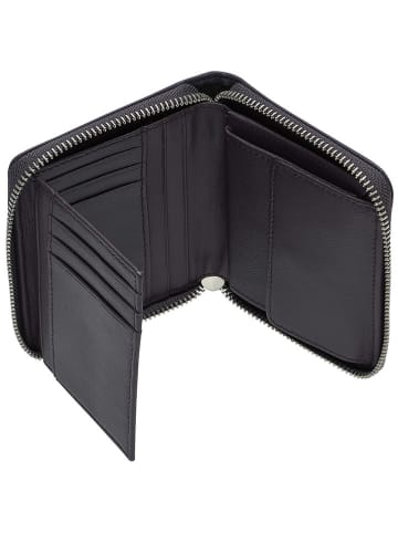 LIEBESKIND BERLIN Leder-Geldbörse "Conny" in Dunkelblau - (B)12,5 x (H)10 x (T)2 cm