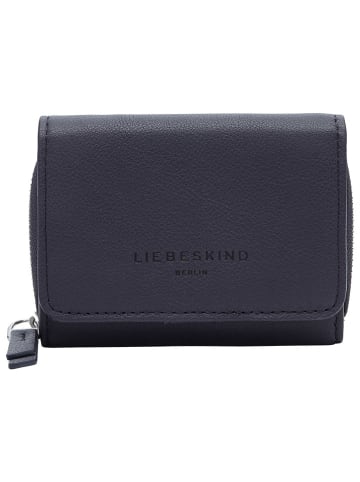 LIEBESKIND BERLIN Leder-Geldbörse "Pablita" in Dunkelblau - (B)11 x (H)8,5 x (T)2,5 cm