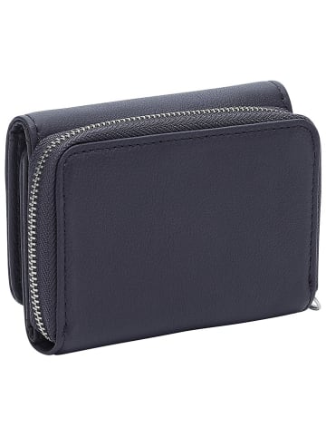 LIEBESKIND BERLIN Leder-Geldbörse "Pablita" in Dunkelblau - (B)11 x (H)8,5 x (T)2,5 cm
