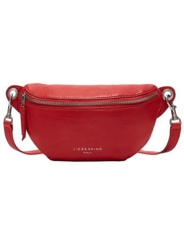 LIEBESKIND BERLIN Leder-Umhängetasche "Tavia" in Rot - (B)32 x (H)14 x (T)3 cm