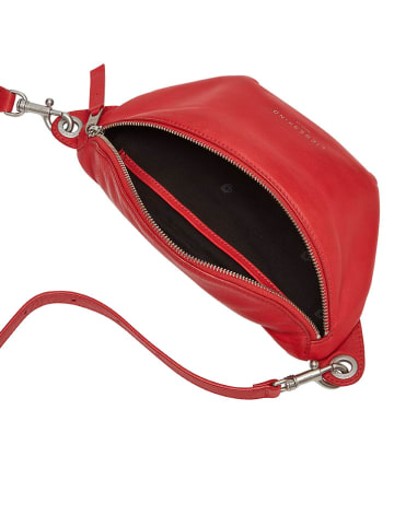 LIEBESKIND BERLIN Leder-Umhängetasche "Tavia" in Rot - (B)32 x (H)14 x (T)3 cm