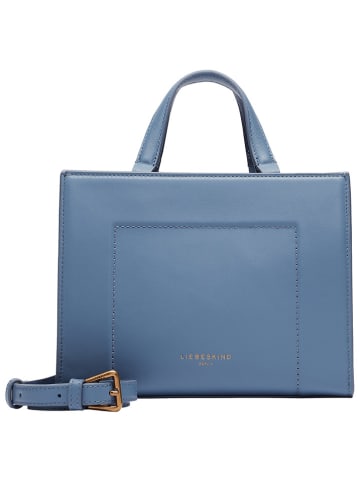 LIEBESKIND BERLIN Leder-Henkeltasche in Hellblau - (B)24 x (H)17,5 x (T)9,5 cm