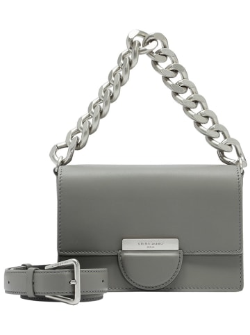 LIEBESKIND BERLIN Leder-Umhängetasche in Grau - (B)24,5 x (H)12,5 x (T)17 cm