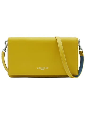 LIEBESKIND BERLIN Leren schoudertas geel - (B)27,5 x (H)17 x (D)2 cm