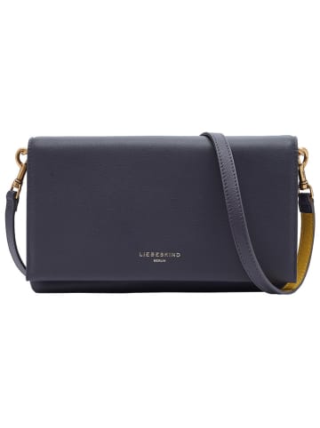 LIEBESKIND BERLIN Leder-Umhängetasche in Dunkelblau - (B)27,5 x (H)17 x (T)2 cm