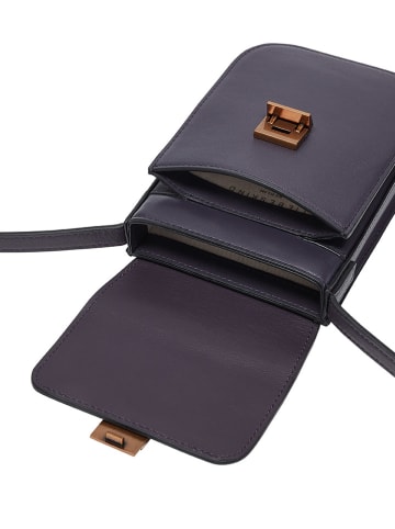 LIEBESKIND BERLIN Leder-Handytasche in Dunkelblau - (B)11 x (H)19 x (T)2 cm