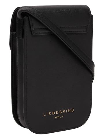 LIEBESKIND BERLIN Leren smartphonetas zwart - (B)11 x (H)19 x (D)2 cm