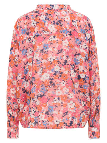Mustang Bluse in Rosa/ Hellblau