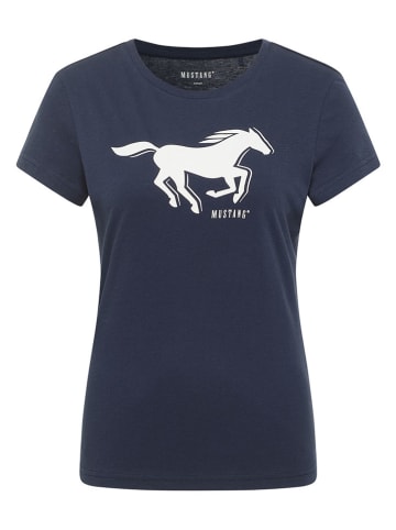 Mustang Shirt donkerblauw