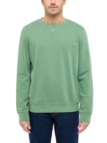 Mustang Sweatshirt in Grün