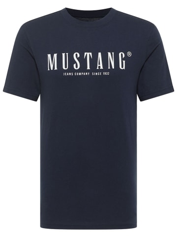 Mustang Koszulka w kolorze granatowym