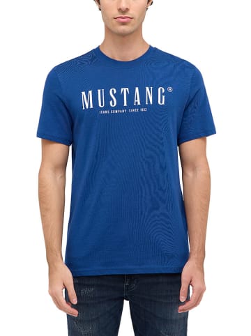 Mustang Koszulka w kolorze niebieskim