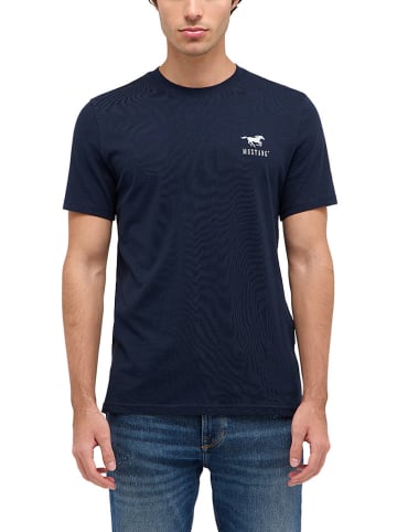 Mustang Shirt donkerblauw