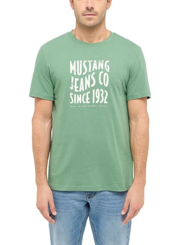 Mustang Shirt in Grün