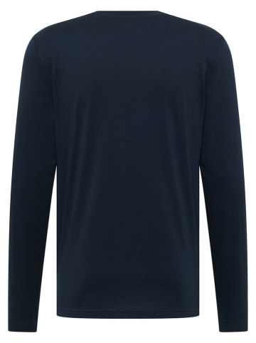 Mustang Longsleeve in Dunkelblau