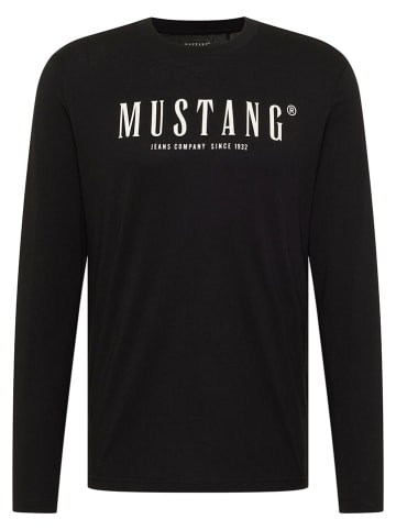 Mustang Koszulka w kolorze czarnym