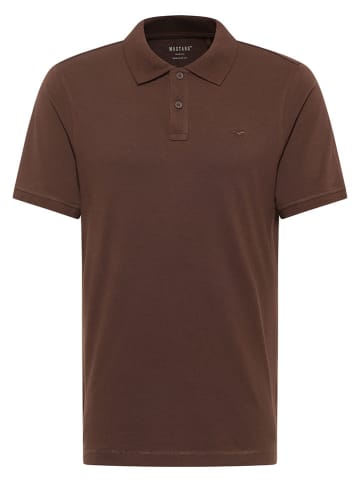 Mustang Poloshirt bruin