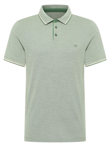 Mustang Koszulka polo w kolorze zielonym