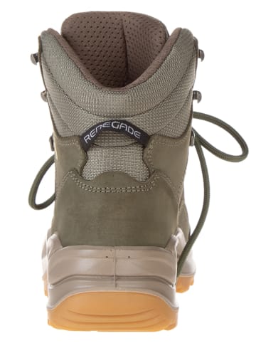 LOWA Leder-Wanderboots "Renegade GTX MID" in Khaki