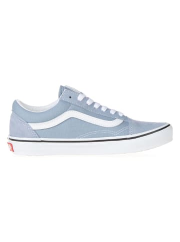 Vans Leder-Sneakers "Old Skool" in Hellblau
