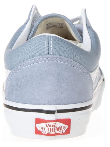 Vans Leder-Sneakers "Old Skool" in Hellblau