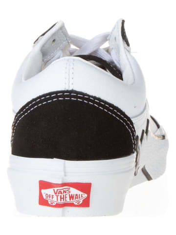 Vans Skórzane sneakersy "Old Skool Bolt" w kolorze czarno-białym