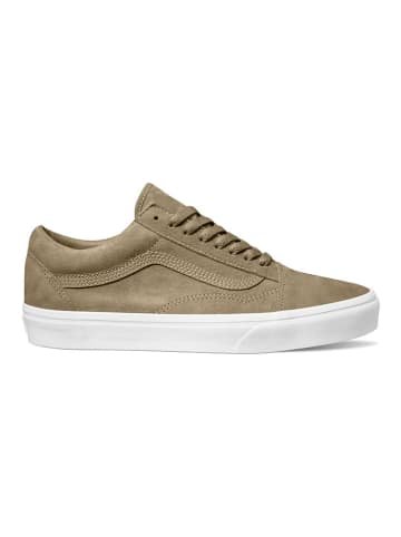Vans Leder-Sneakers "Old Skool" in Hellbraun