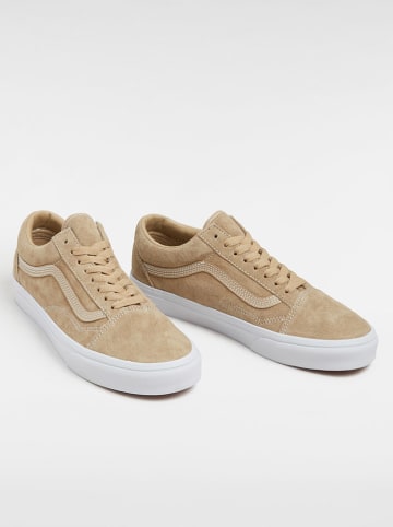 Vans Skórzane sneakersy "Old Skool" w kolorze jasnobrązowym