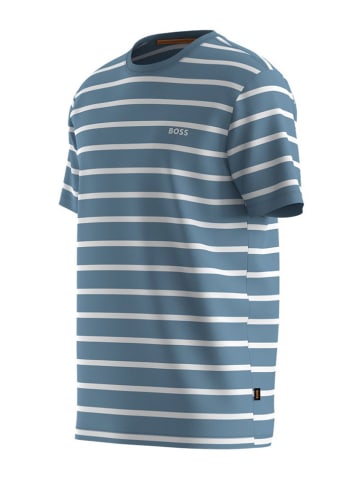 Hugo Boss Fashion Koszulka w kolorze niebiesko-białym
