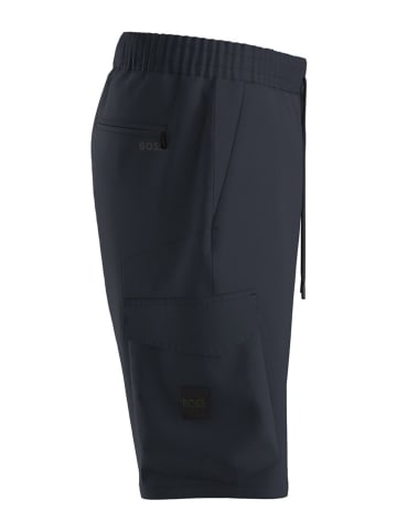 Hugo Boss Fashion Bojówki w kolorze granatowym