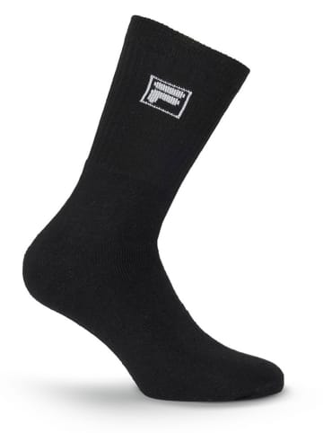 Fila Skarpety (6 par) w kolorze czarnym do tenisa