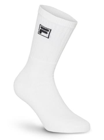Fila 6er-Set Tennissocken in Weiß