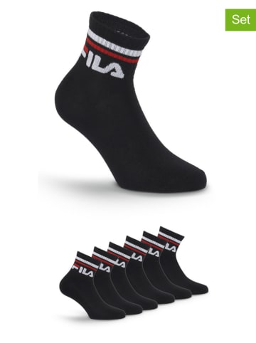 Fila Skarpety (6 par) w kolorze czarnym
