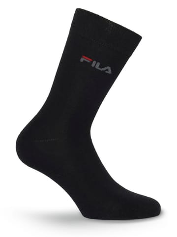 Fila 6-delige set: sokken zwart