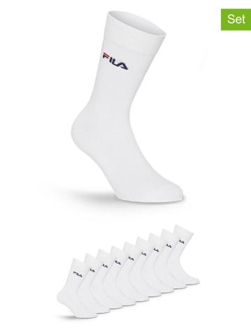 Fila 9-delige set: sokken wit