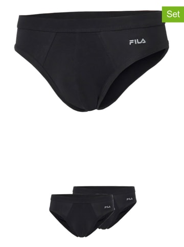 Fila Slipy (2 pary) w kolorze czarnym