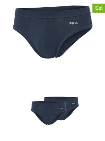 Fila 2er-Set Slips in Dunkelblau
